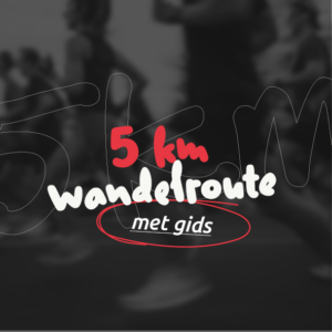 Inschrijfformulier 5 km wandelen onder leiding gids